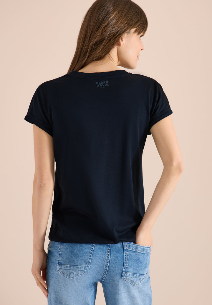 NOS Solid Rib Collar Tunic, universal blue 15512 Bild 4