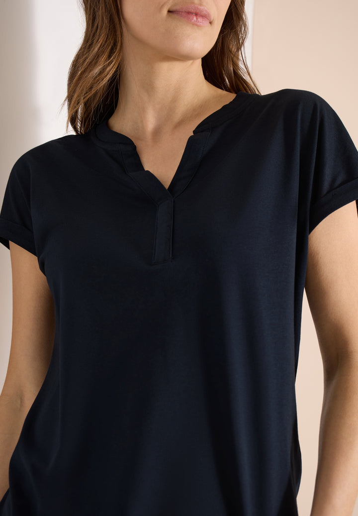 NOS Solid Rib Collar Tunic, universal blue 15512 Bild 7