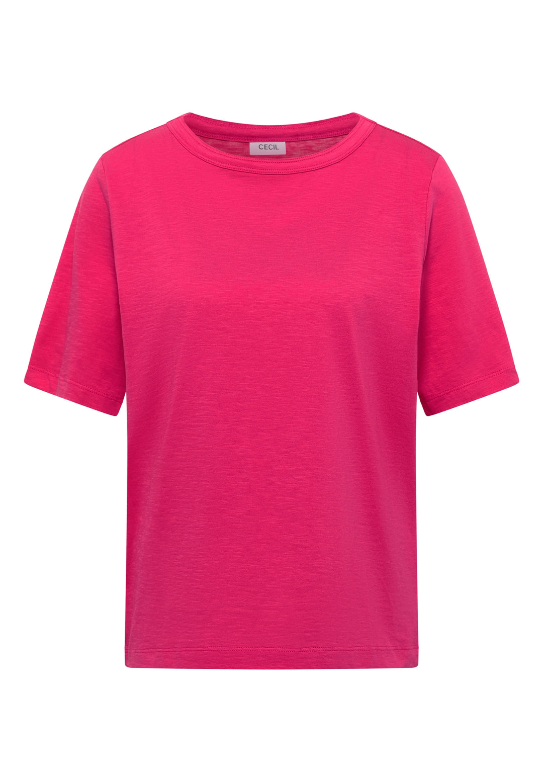 NOS Solid Slubyarn Shirt, beetroot pink 17492 Bild 1