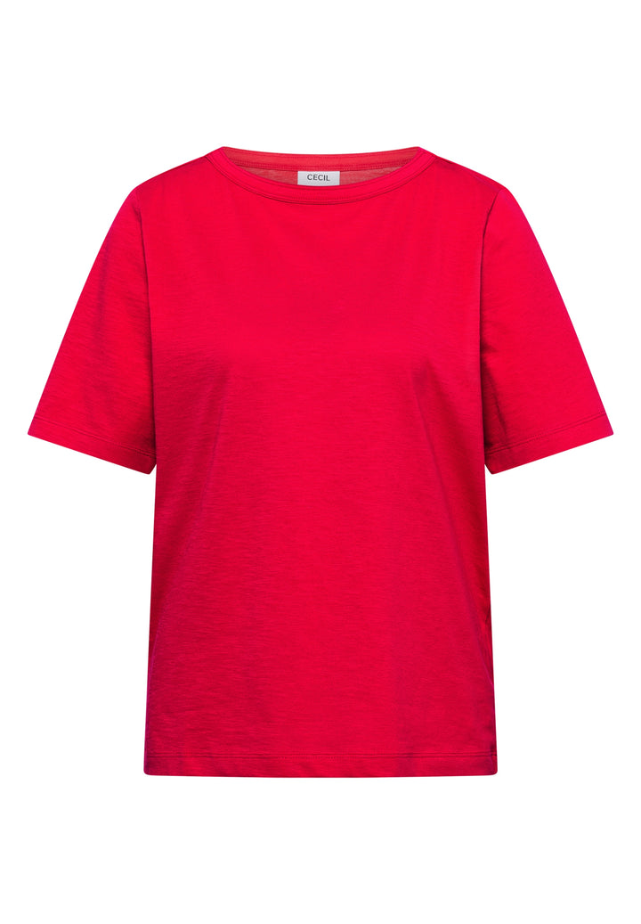 NOS Solid Slubyarn Shirt, glazed apple red 16759 Bild 1