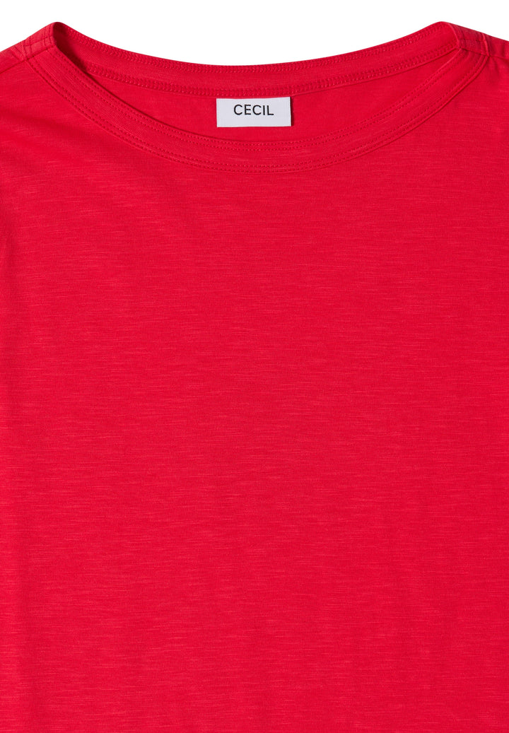 NOS Solid Slubyarn Shirt, glazed apple red 16759 Bild 2