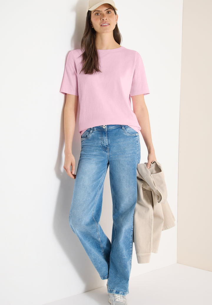 NOS Solid Slubyarn Shirt, light blush rose 17600 Bild 3