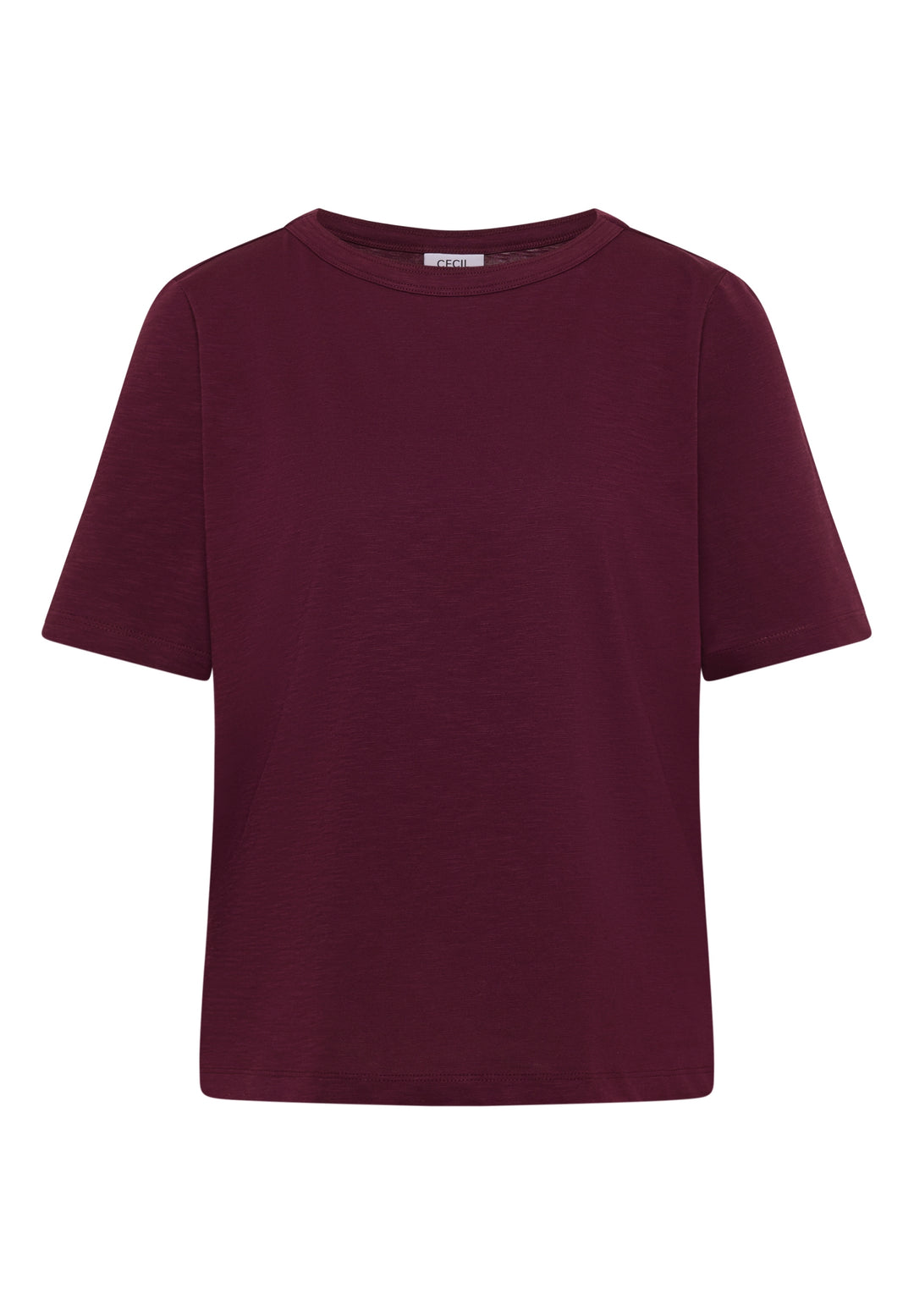 NOS Solid Slubyarn Shirt, sweet grape red 17590 Bild 1