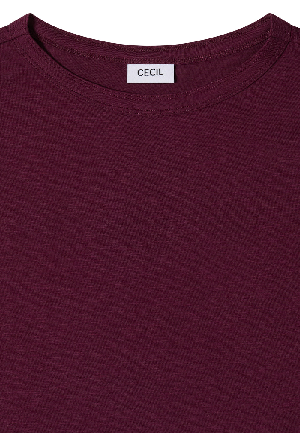 NOS Solid Slubyarn Shirt, sweet grape red 17590 Bild 2
