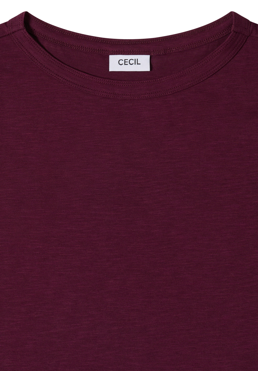 NOS Solid Slubyarn Shirt, sweet grape red 17590 Bild 2