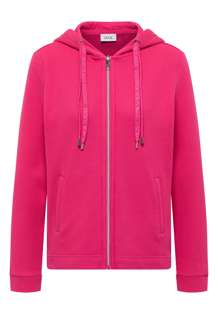 NOS Solid T-Shirt Jacket, beetroot pink 17492 Bild 1