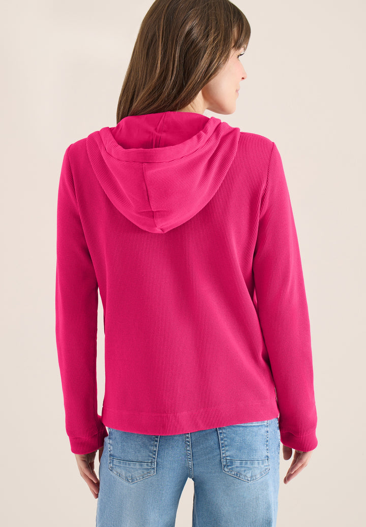 NOS Solid T-Shirt Jacket, beetroot pink 17492 Bild 4