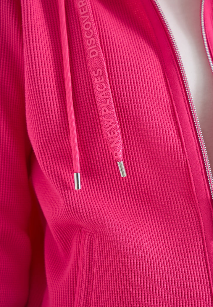NOS Solid T-Shirt Jacket, beetroot pink 17492 Bild 7
