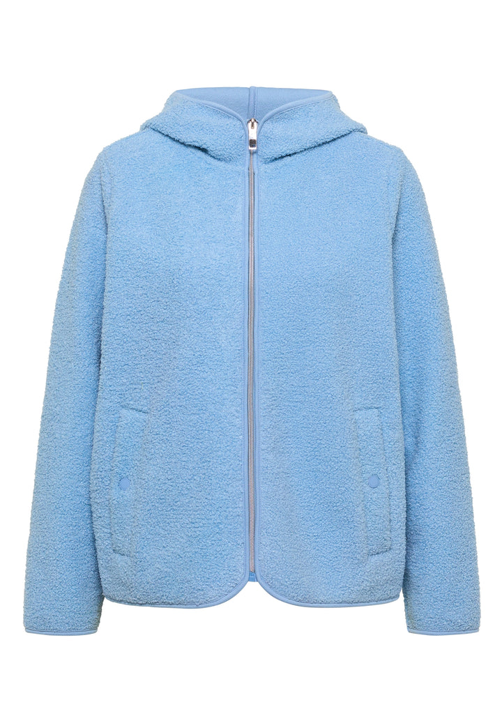 NOS Solid Teddy T-Shirt Jacket, easy blue 17901 Bild 1