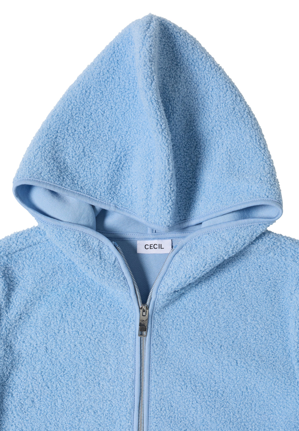 NOS Solid Teddy T-Shirt Jacket, easy blue 17901 Bild 2