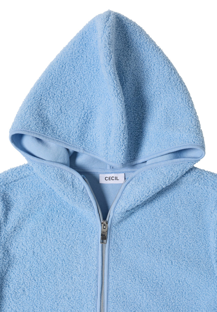 NOS Solid Teddy T-Shirt Jacket, easy blue 17901 Bild 2