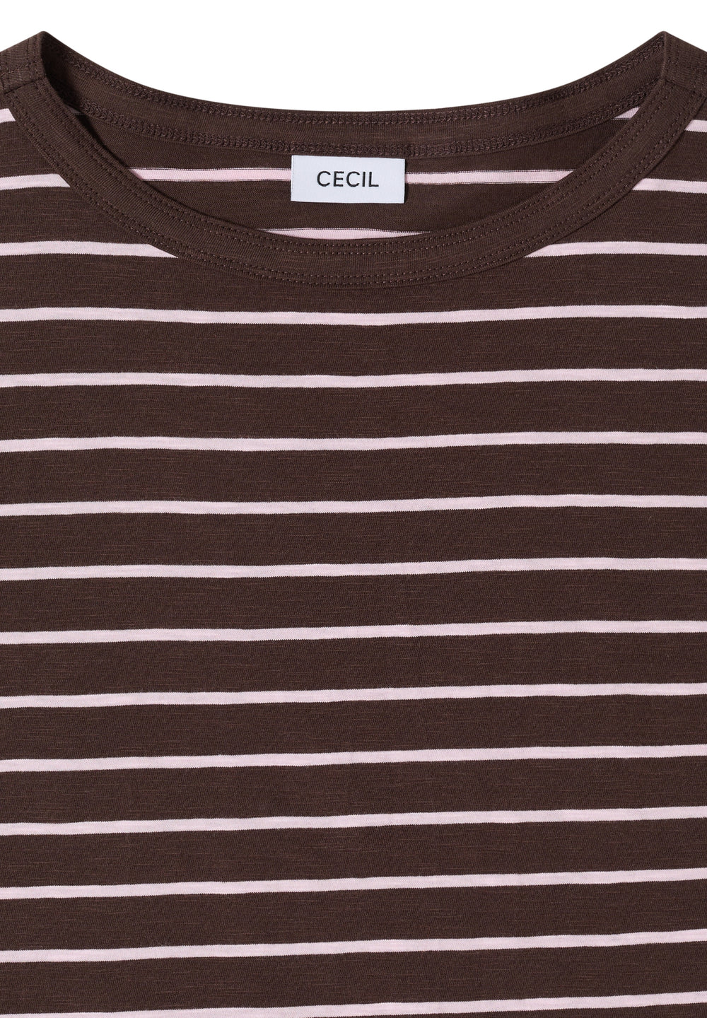 NOS Striped Slubyarn Shirt, macchiato brown 27493 Bild 2