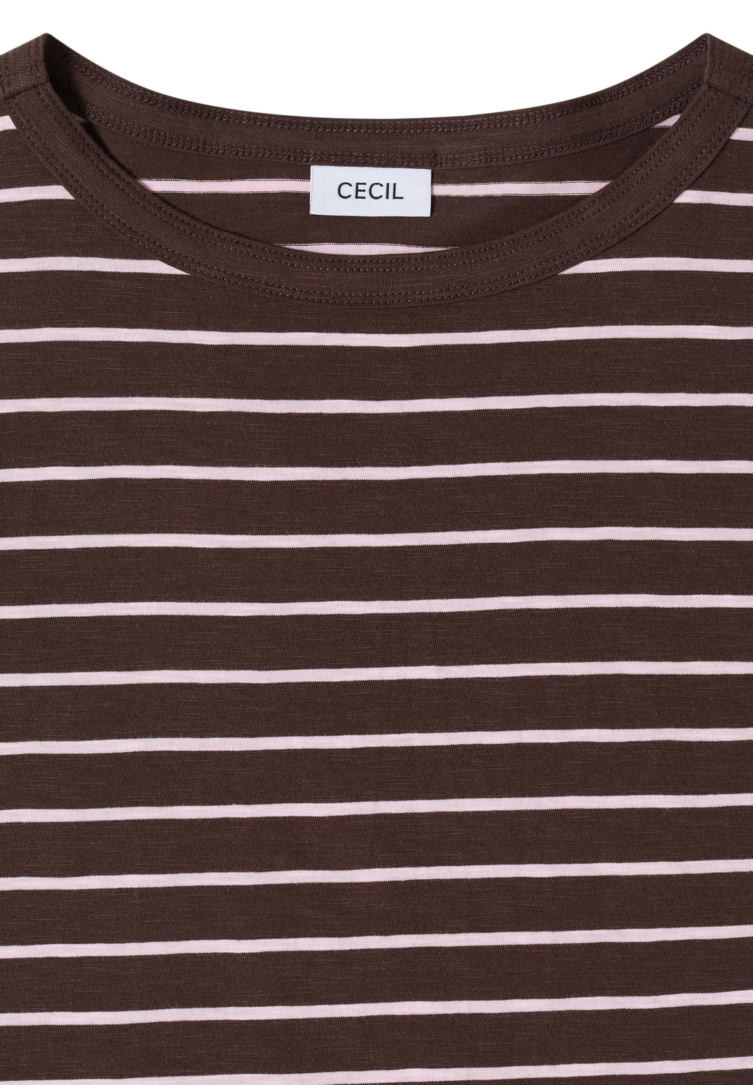 NOS Striped Slubyarn Shirt, macchiato brown 27493 Bild 2