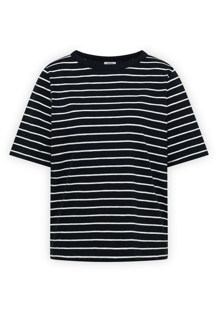 NOS Striped Slubyarn Shirt, universal blue 25512 Bild 1