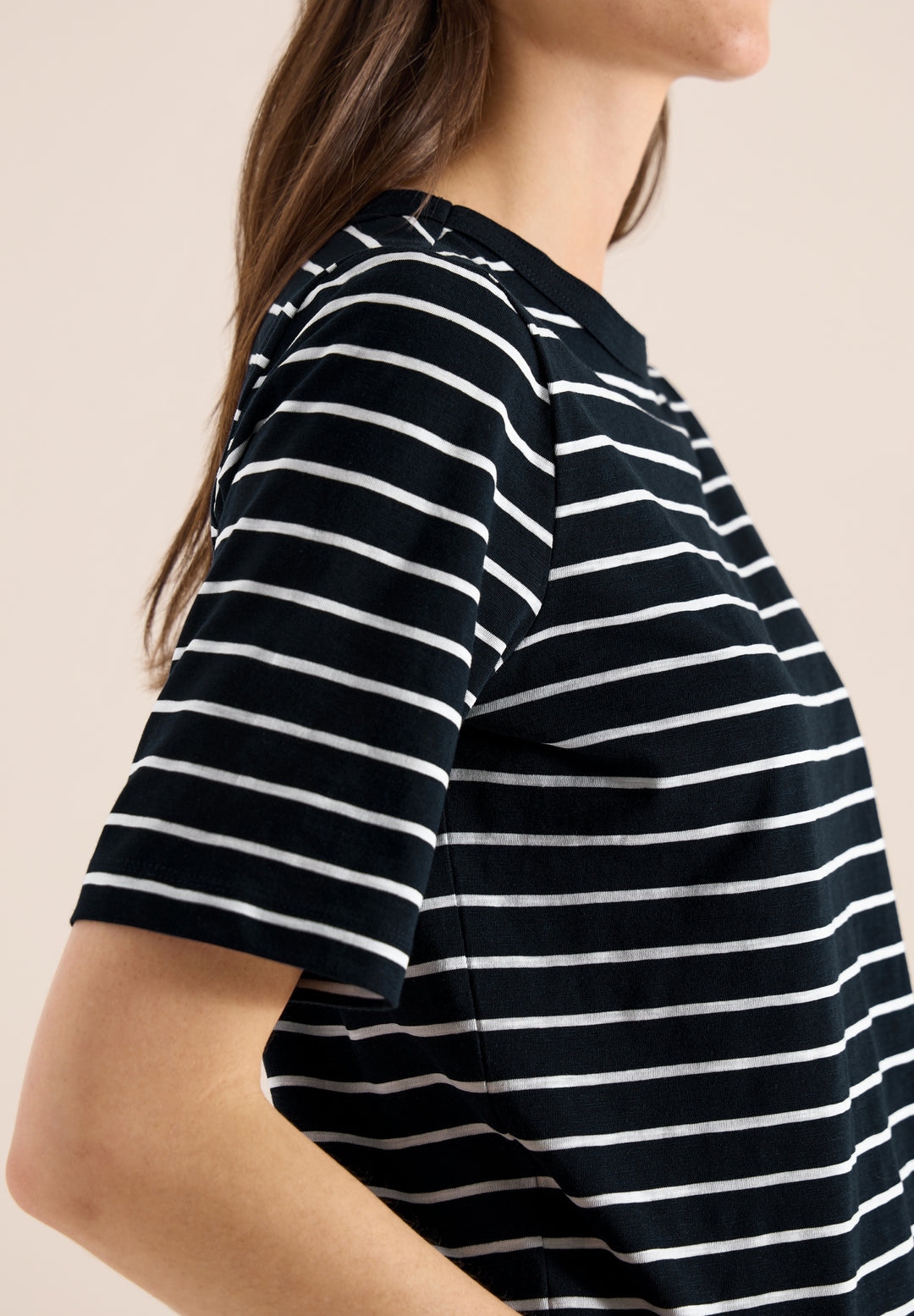 NOS Striped Slubyarn Shirt, universal blue 25512 Bild 7