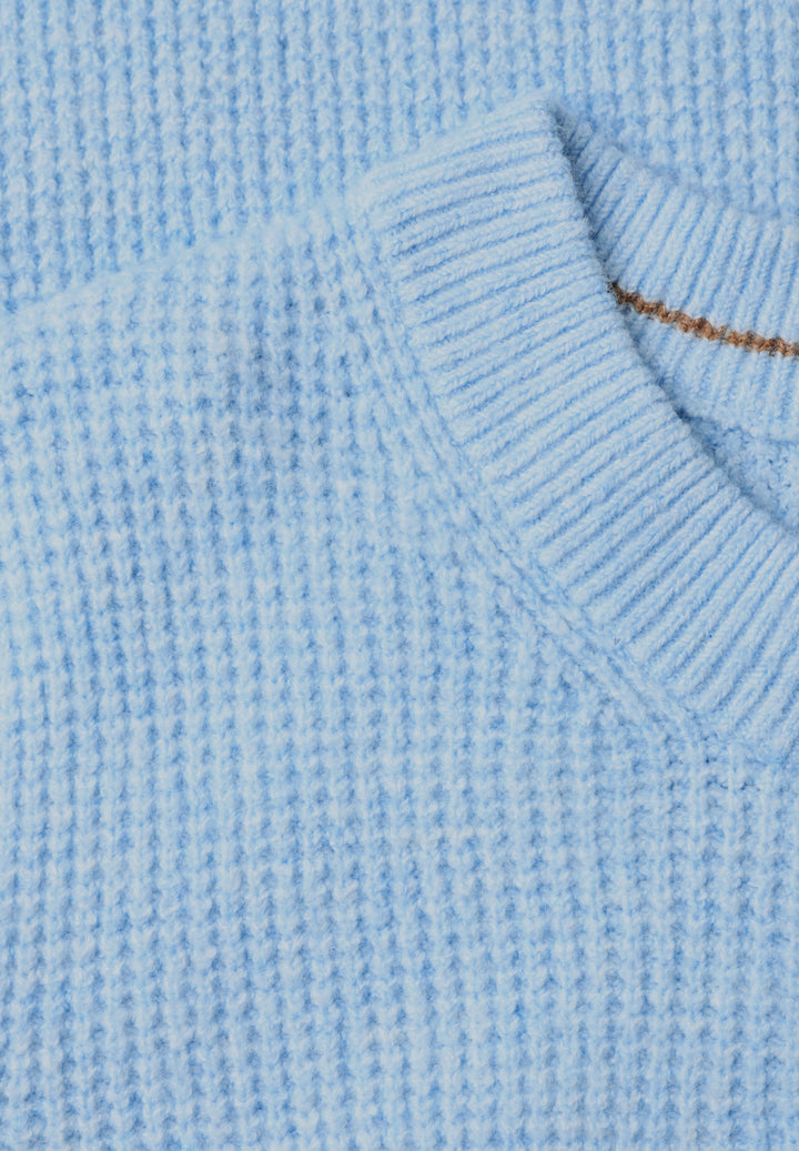 NOS Structured cosy sweater, cosmopolitan blue melange 17992 Bild 2
