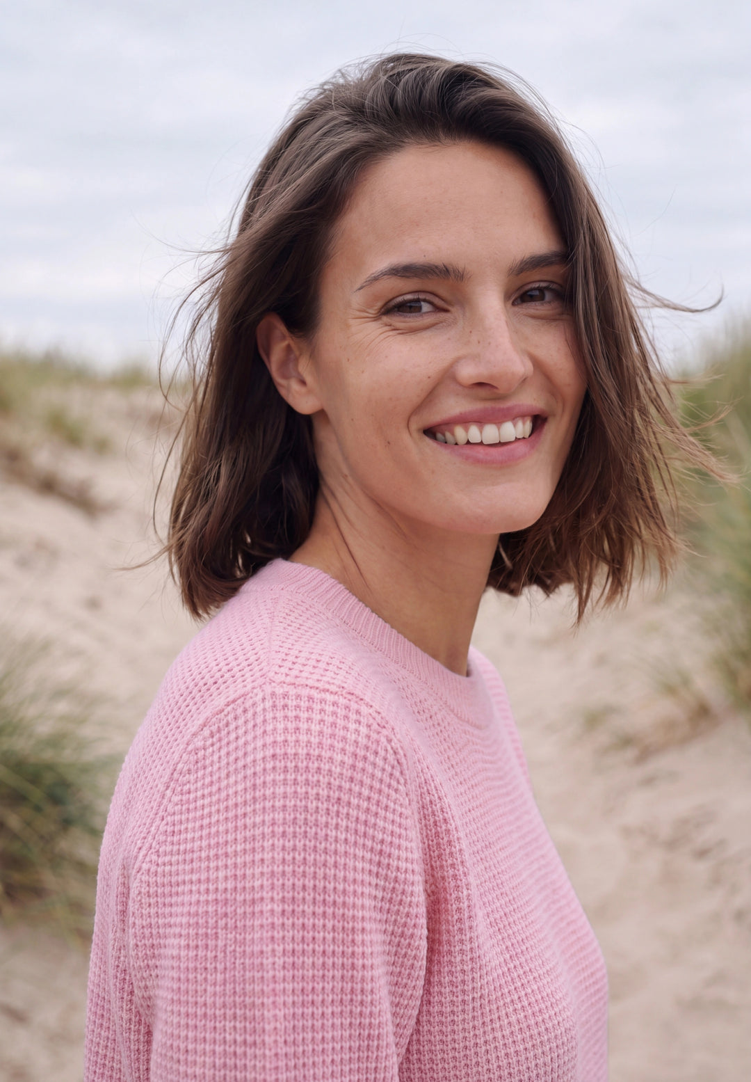 NOS Structured cosy sweater, mellow rose melange 17983 Bild 6