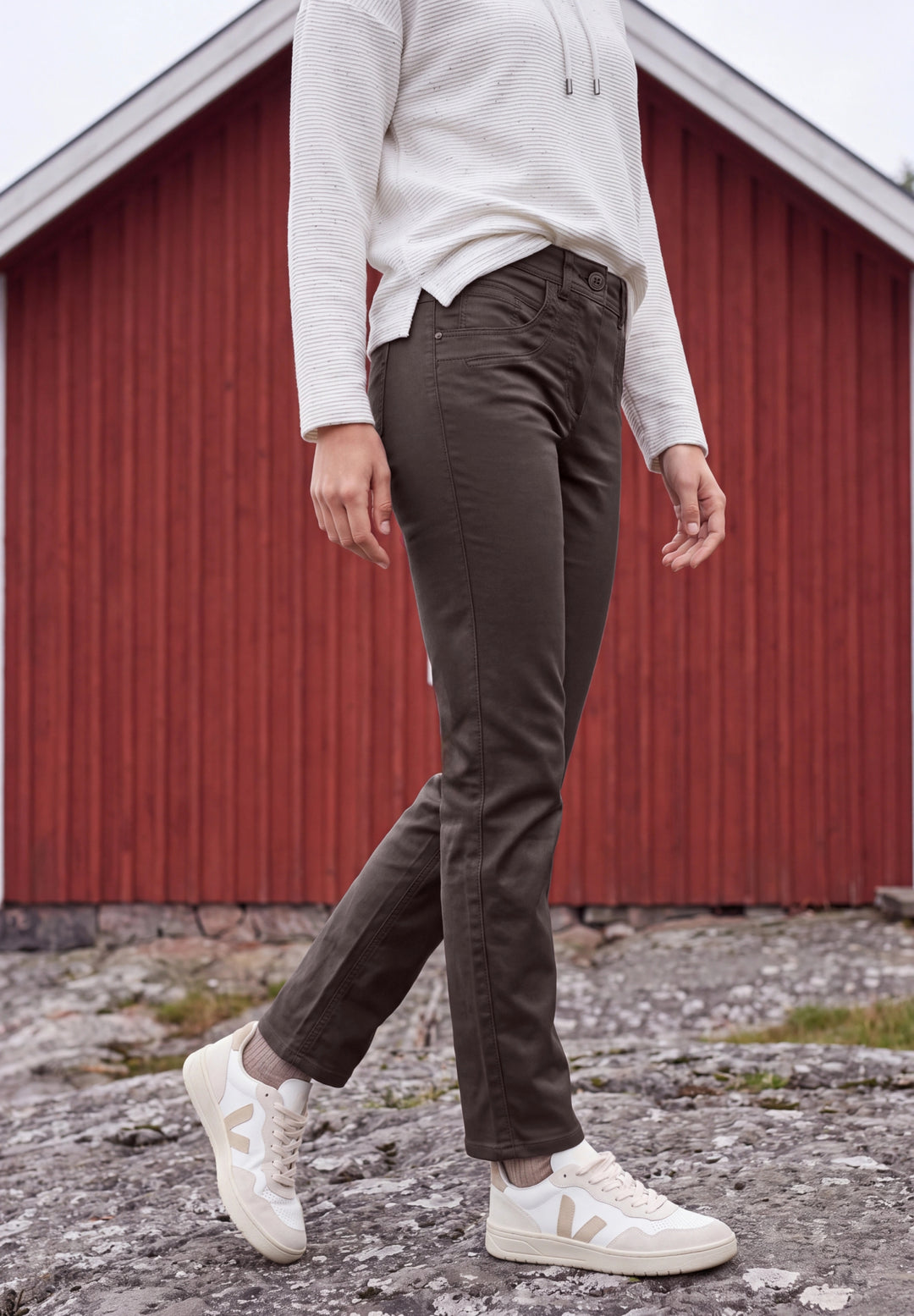 NOS Style Toronto Coated STRAI, truffle brown 17747 Bild 3