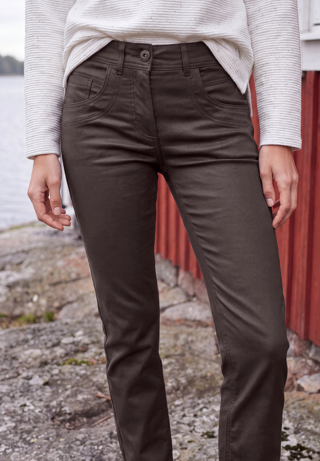 NOS Style Toronto Coated STRAI, truffle brown 17747 Bild 6