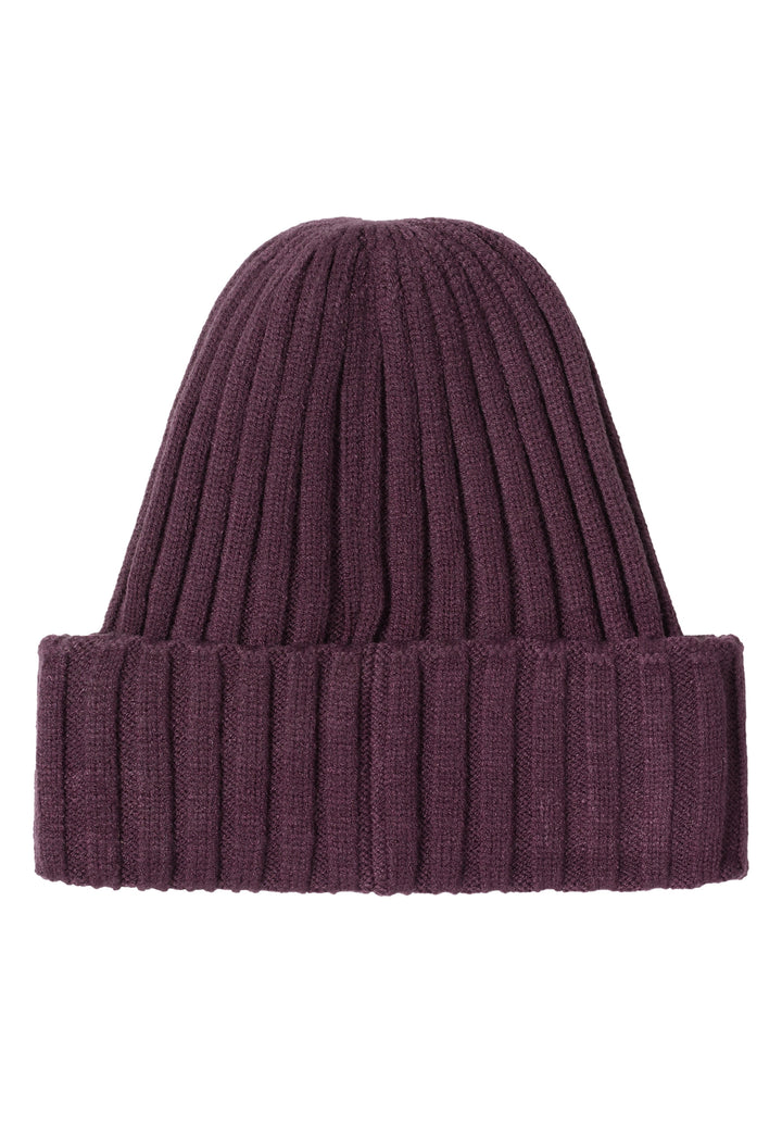 O_ TOS Solid Knit Cap, dark plum 16544 Bild 2