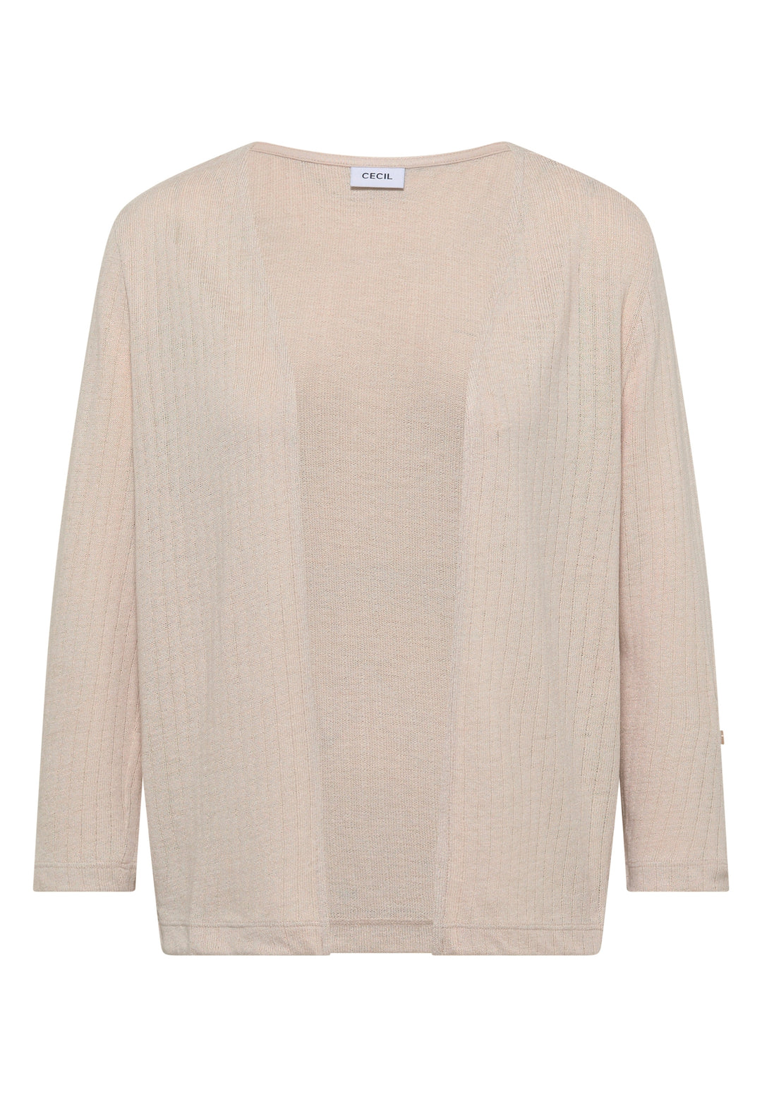 Open Knit Jacket, pearl beige 16504 Bild 1