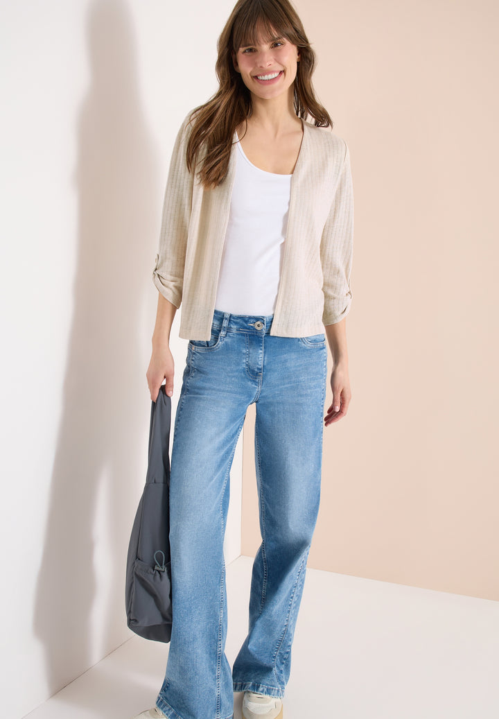 Open Knit Jacket, pearl beige 16504 Bild 6
