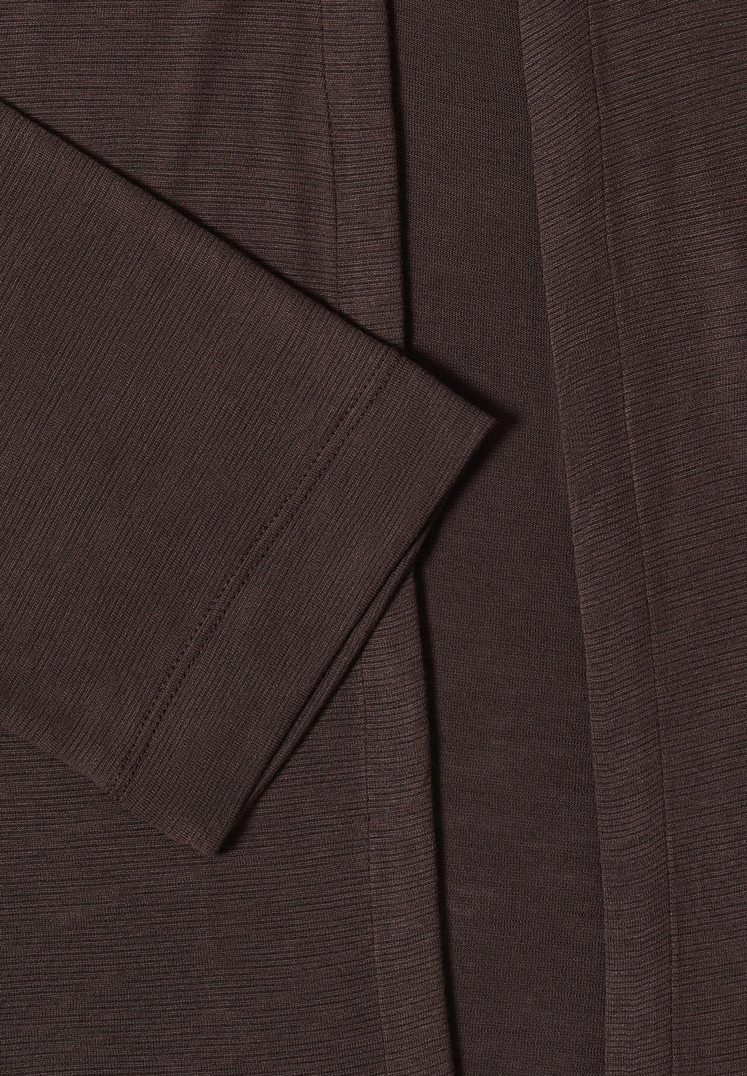 Open T-Shirt Jacket, brown cacao 17673 Bild 2