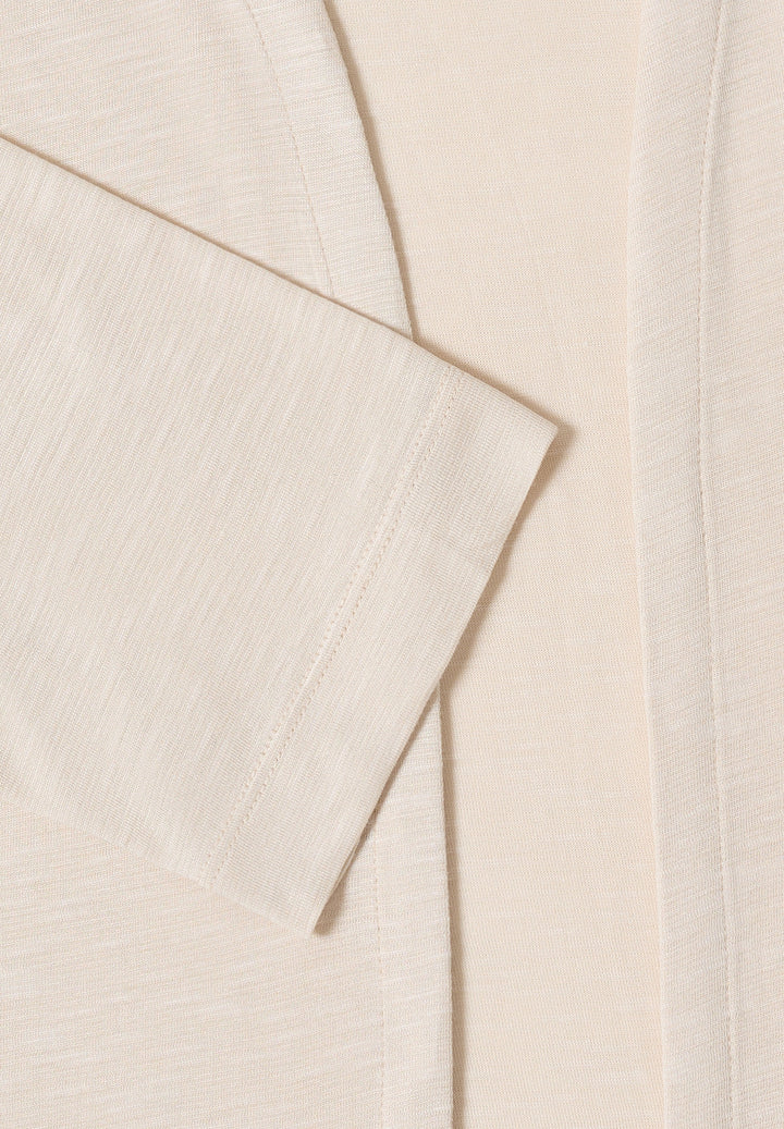 Open T-Shirt Jacket, pearl beige 16504 Bild 2