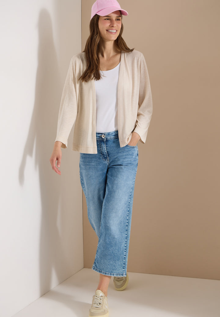 Open T-Shirt Jacket, pearl beige 16504 Bild 5