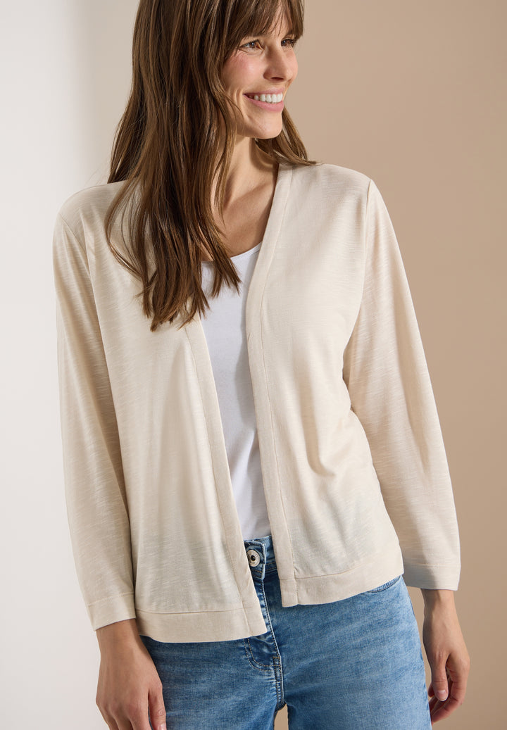 Open T-Shirt Jacket, pearl beige 16504 Bild 7