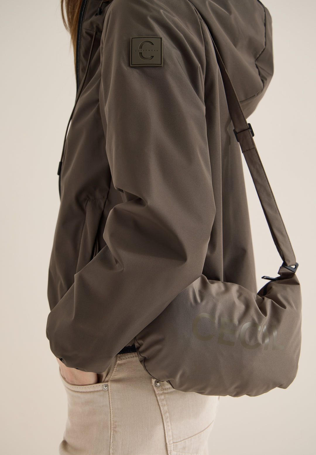 Padded Jacket - packable, mocha taupe 17217 Bild 7