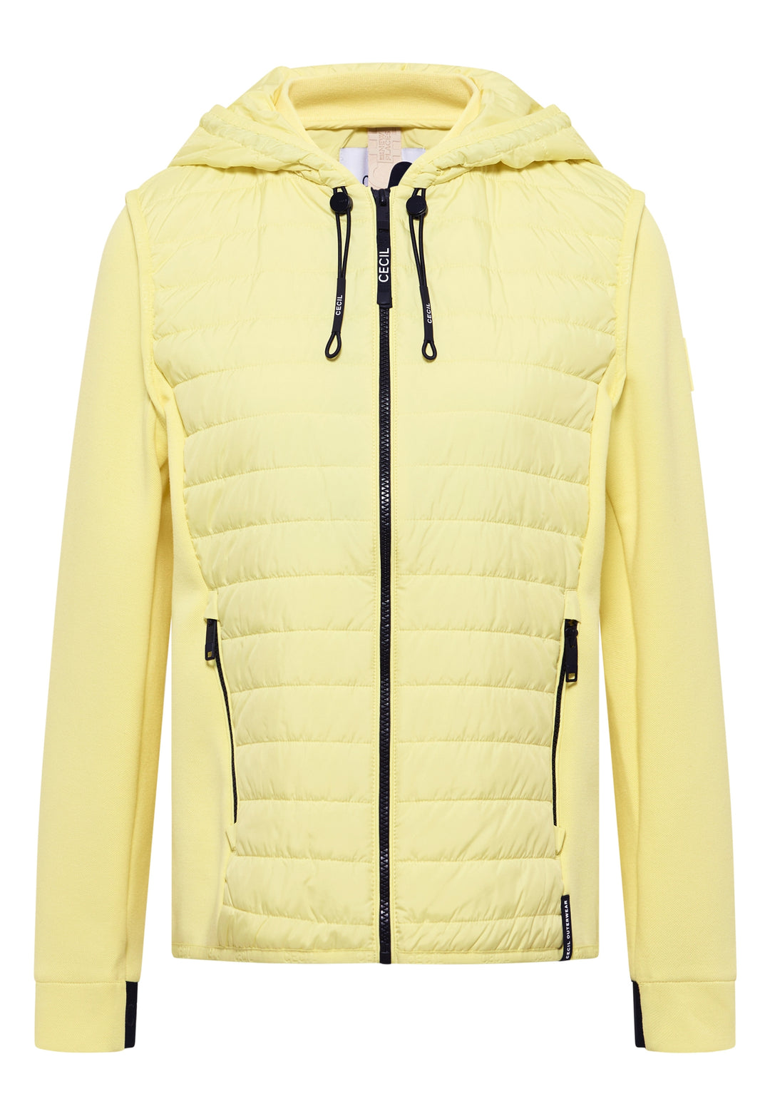 Padded Nylon Pique Jacket, iced yellow 17374 Bild 1