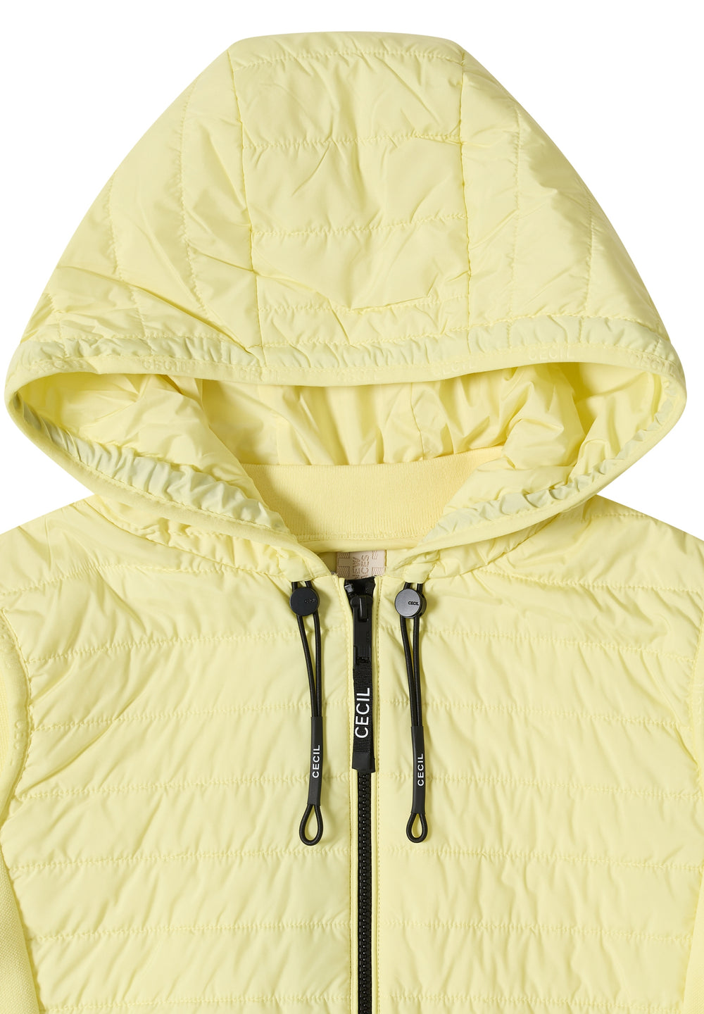 Padded Nylon Pique Jacket, iced yellow 17374 Bild 2