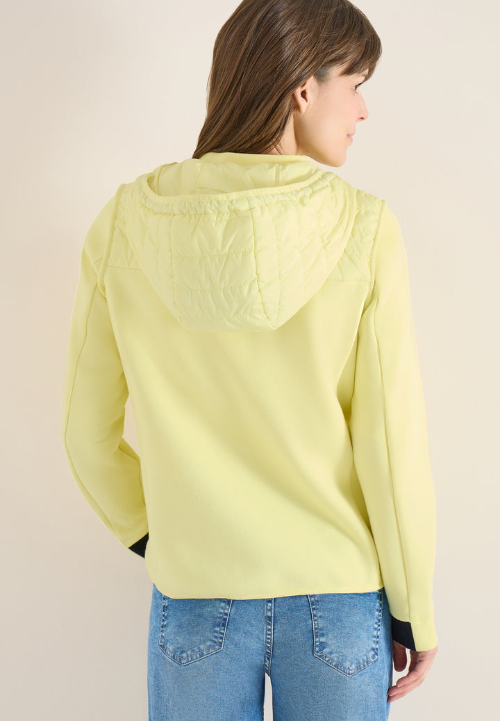 Padded Nylon Pique Jacket, iced yellow 17374 Bild 4