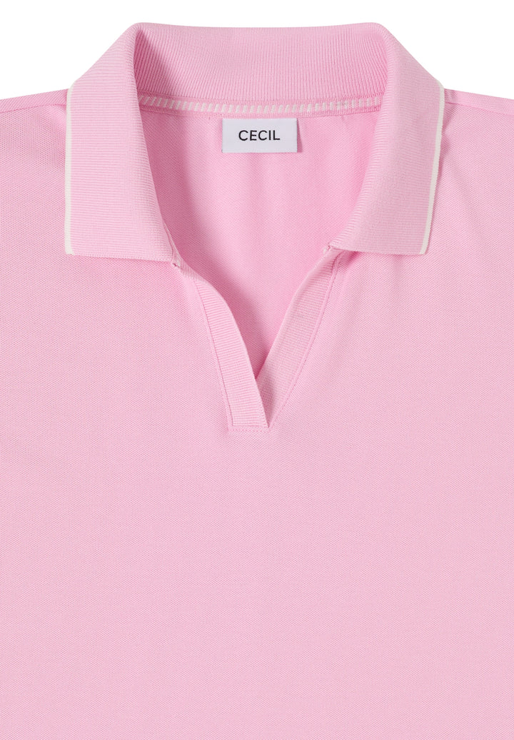 Piquée Polo Shirt, light blush rose 17600 Bild 2