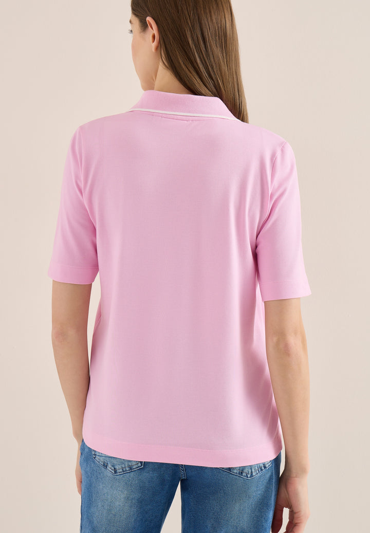 Piquée Polo Shirt, light blush rose 17600 Bild 4