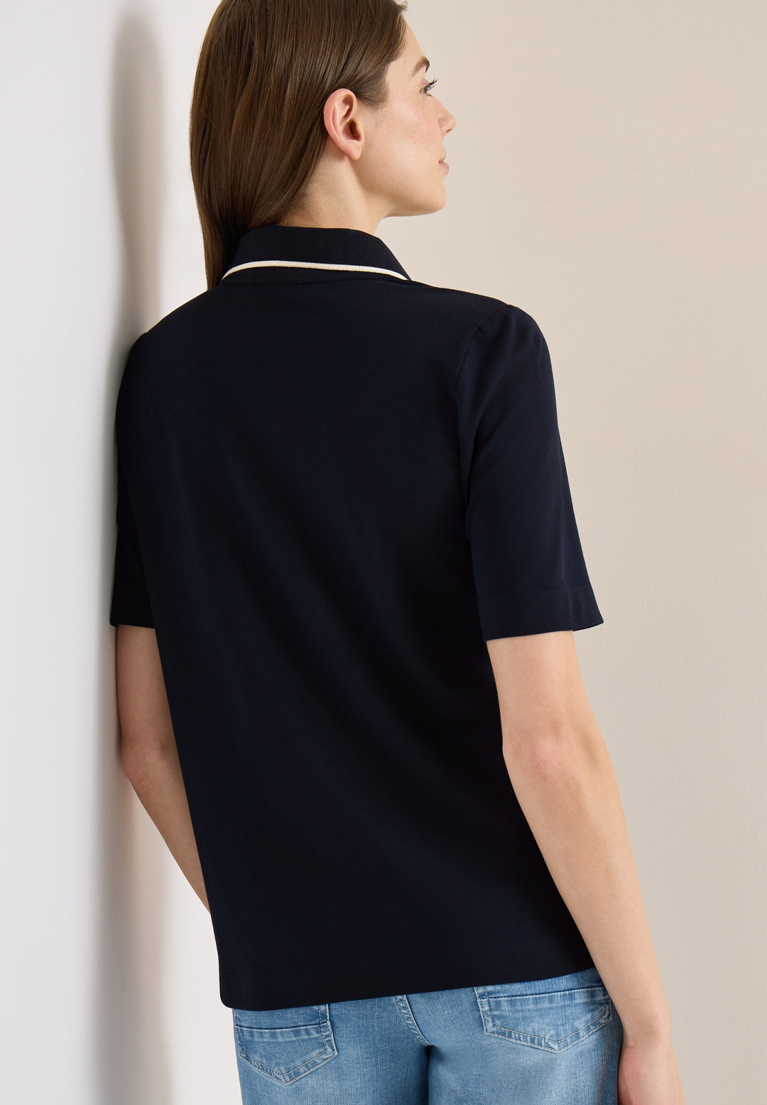 Piquée Polo Shirt, universal blue 15512 Bild 4