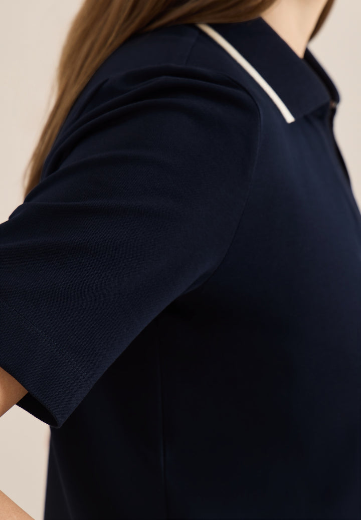 Piquée Polo Shirt, universal blue 15512 Bild 6