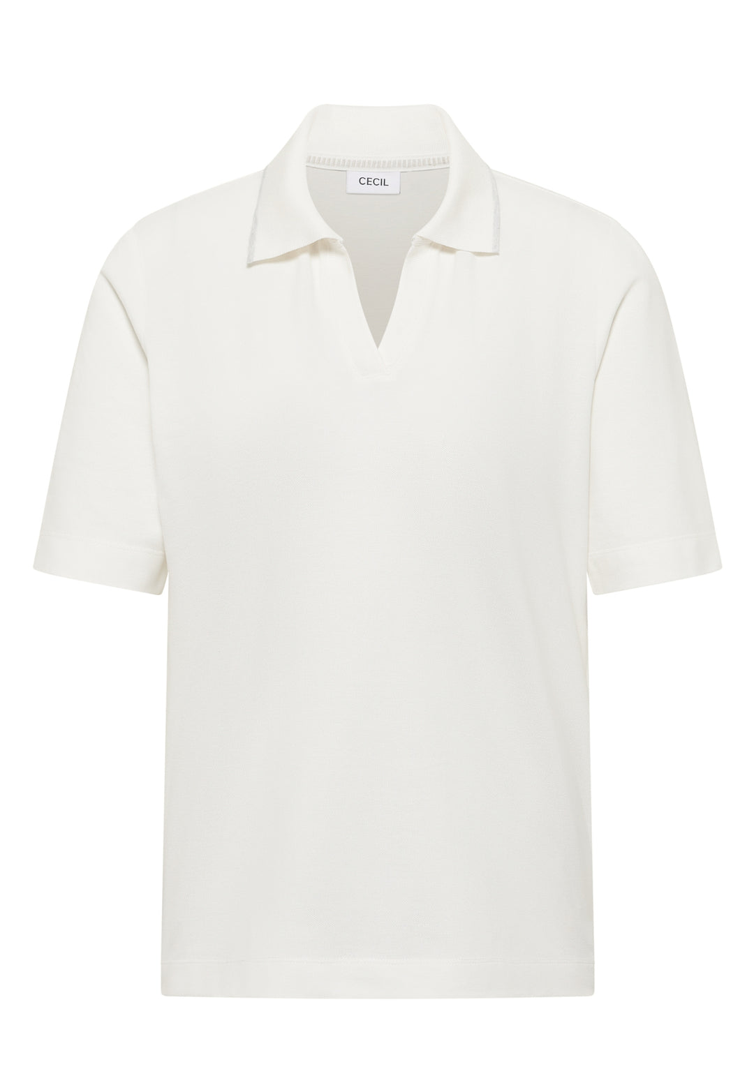 Piquée Polo Shirt, vanilla white 13474 Bild 1