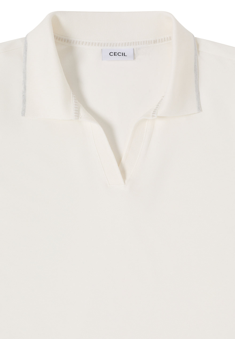 Piquée Polo Shirt, vanilla white 13474 Bild 2