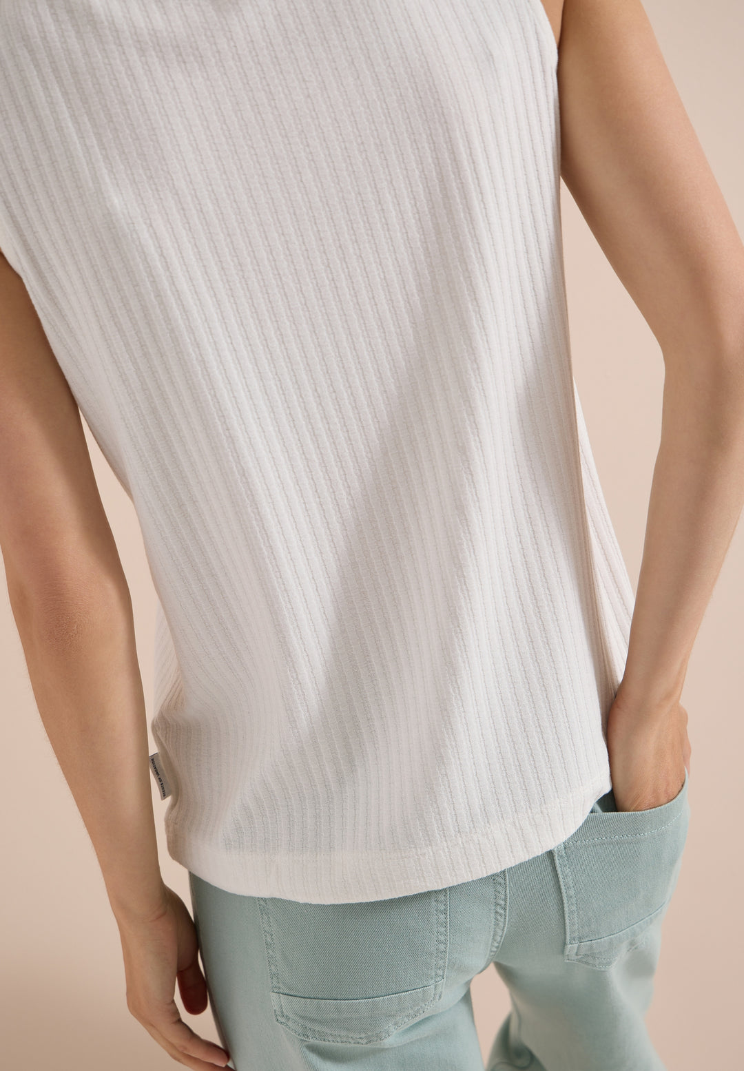 Rib Structure Top, vanilla white 13474 Bild 7