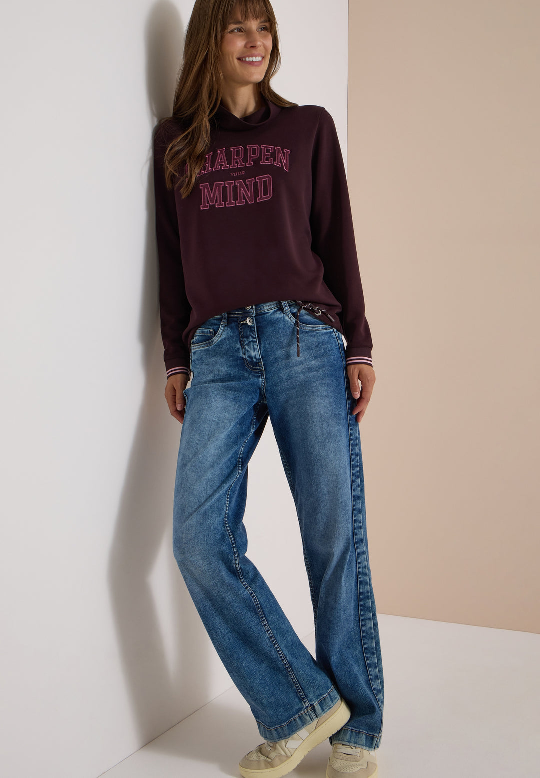 Sharpen Your Mind FP Shirt, berry red 37749 Bild 5