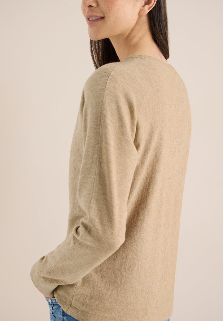 Soft touch dolman, golden camel melange 17390 Bild 4