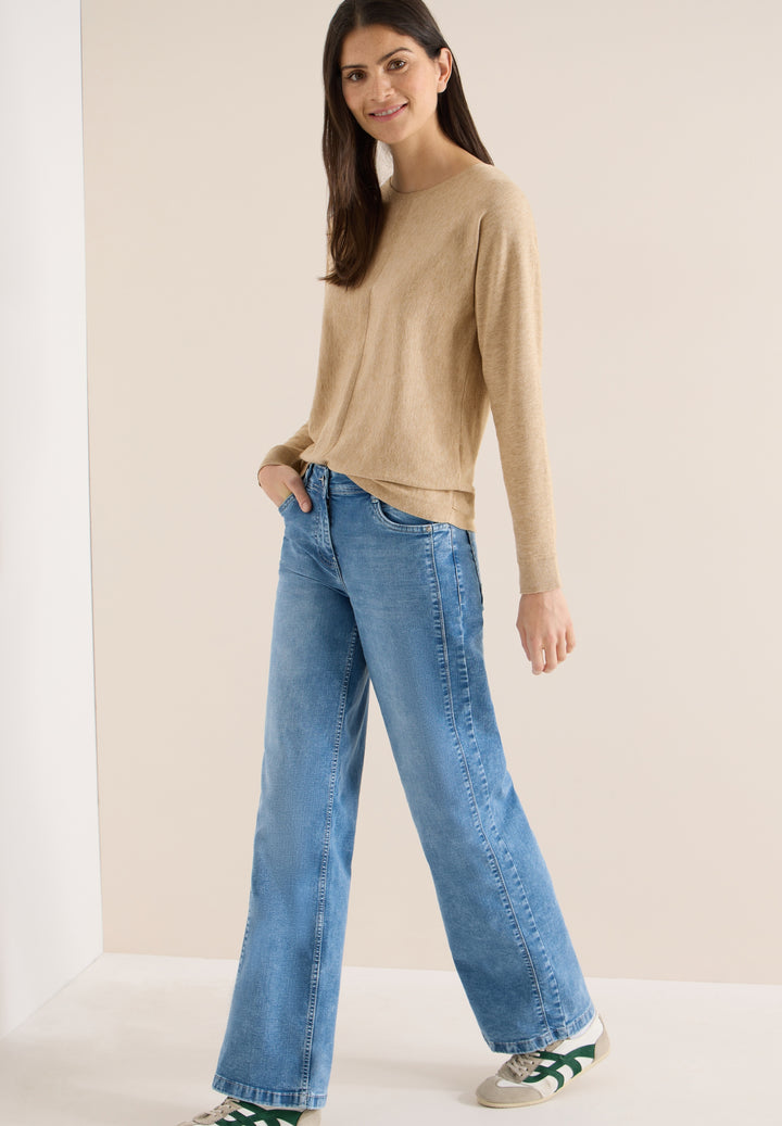 Soft touch dolman, golden camel melange 17390 Bild 5
