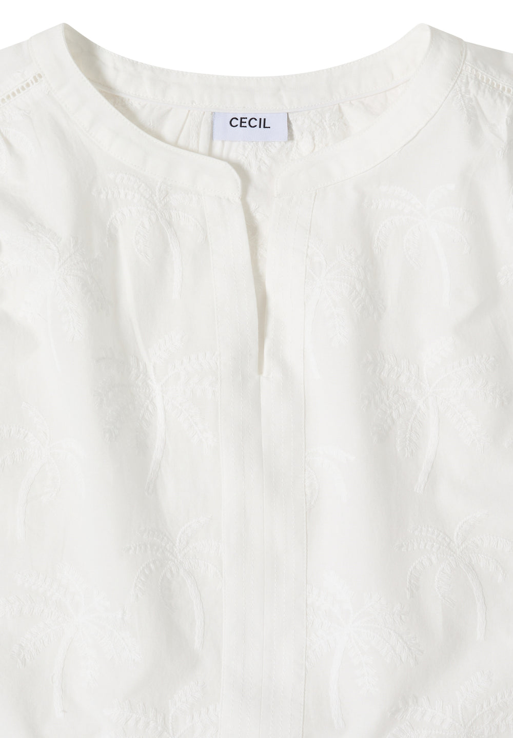 Solid Embroidery Blouse, vanilla white 13474 Bild 2