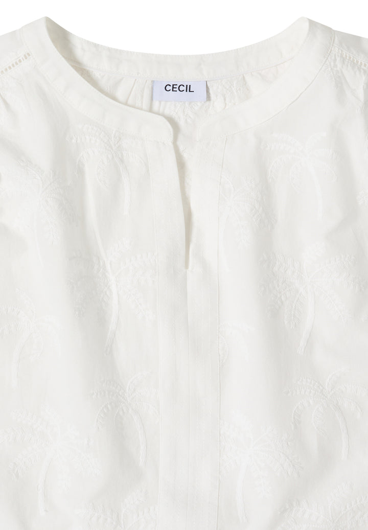 Solid Embroidery Blouse, vanilla white 13474 Bild 2