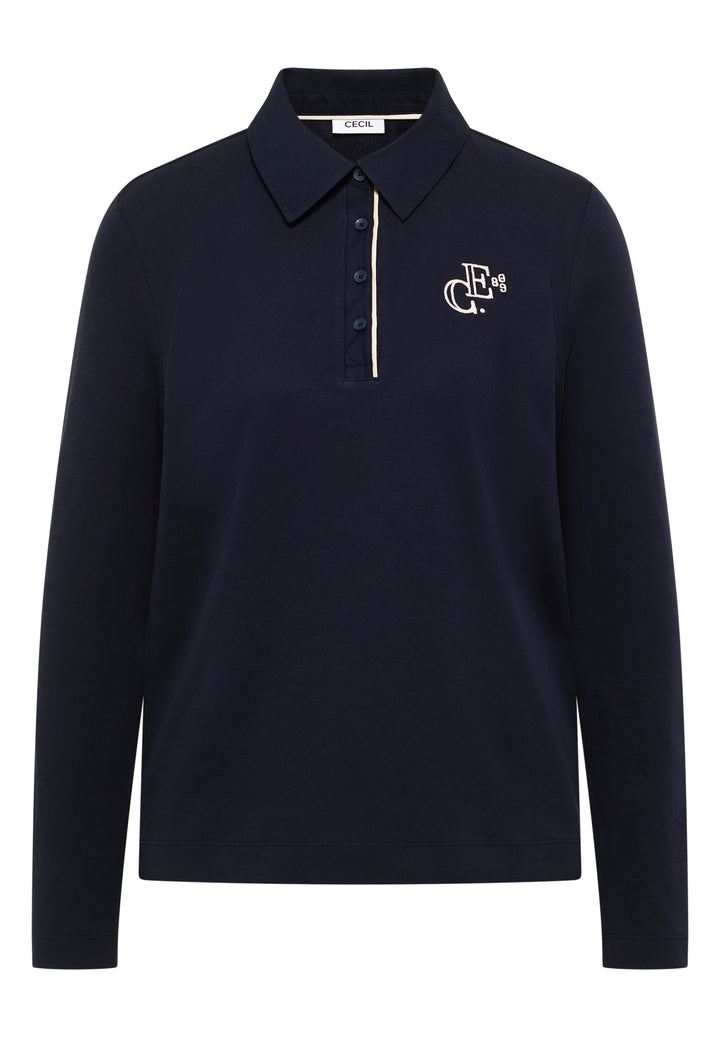 Solid Poloshirt, urban dark blue 16831 Bild 1