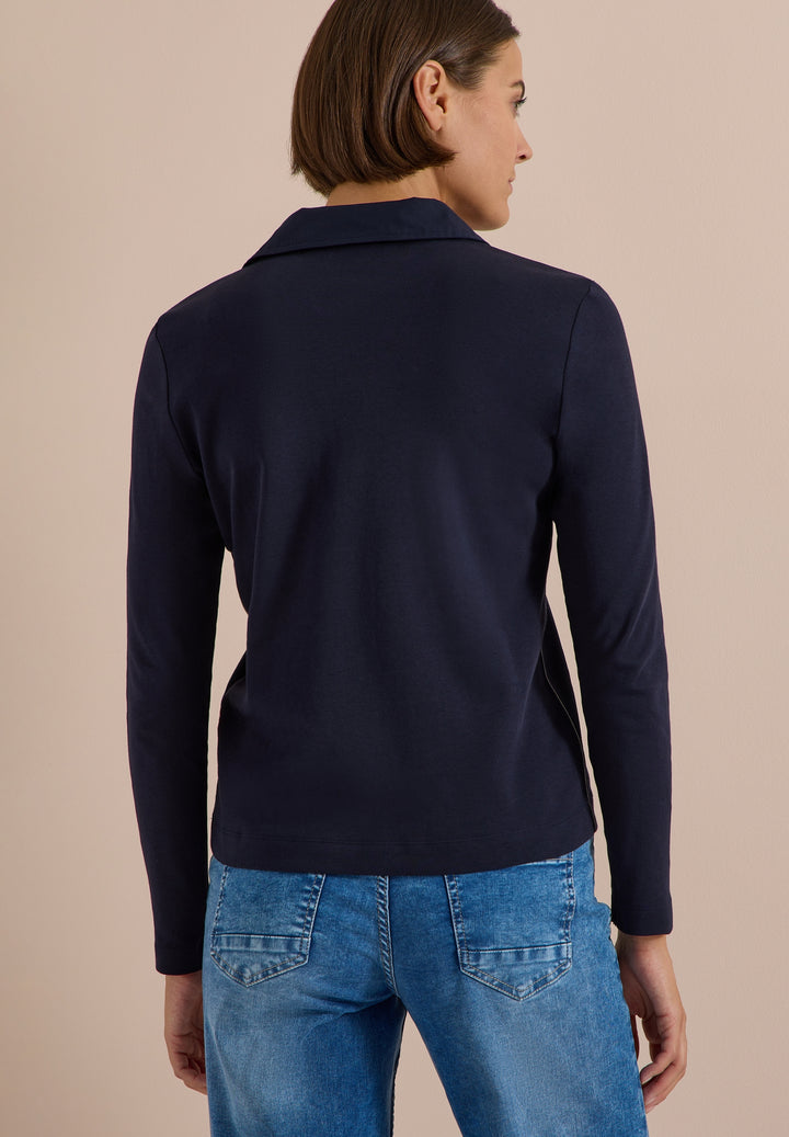 Solid Poloshirt, urban dark blue 16831 Bild 4