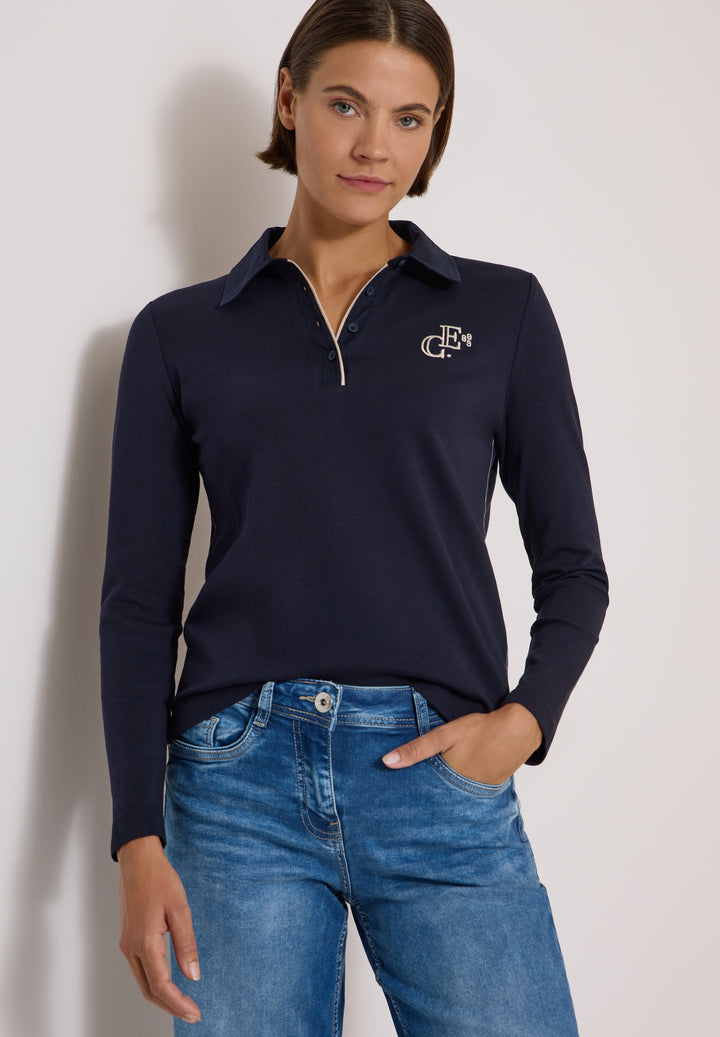 Solid Poloshirt, urban dark blue 16831 Bild 6