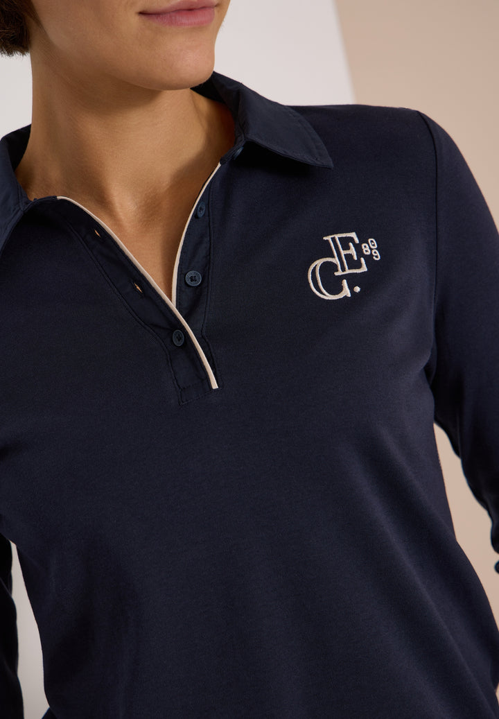 Solid Poloshirt, urban dark blue 16831 Bild 7